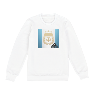 Nome do produto MOLETOM UNISSEX ARGENTINA E ADIDAS 