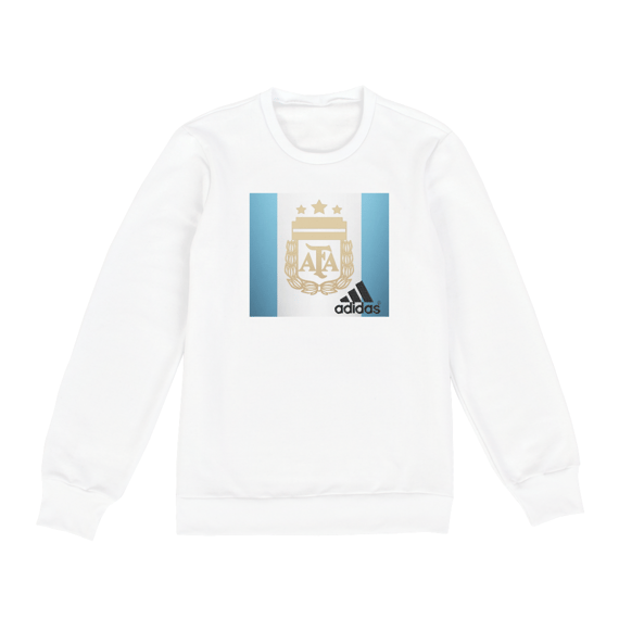 MOLETOM UNISSEX ARGENTINA E ADIDAS 