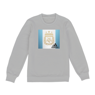Nome do produto MOLETOM UNISSEX ARGENTINA E ADIDAS 