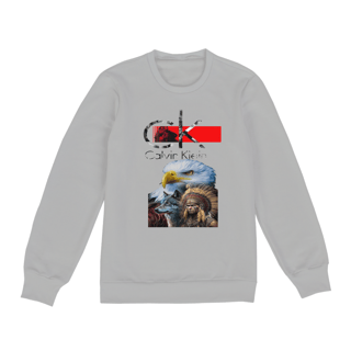 Nome do produto MOLETOM UNISSEX CALVIN KLEIN INDIOS AMERICA 