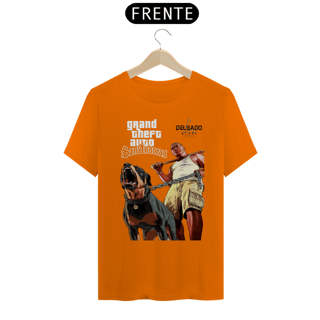 Nome do produto CAMISA PERSONALIZADA GTA SAN ANDREAS E DELGADO STORE 