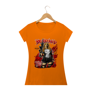 Nome do produto CAMISA FEMININA A JUSTICEIRA BIOHAZARD E DELGADO STORE 