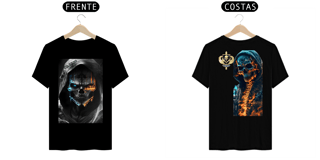 Nome do produto CAMISA MASCULINA CAVEIRA DE FOGO