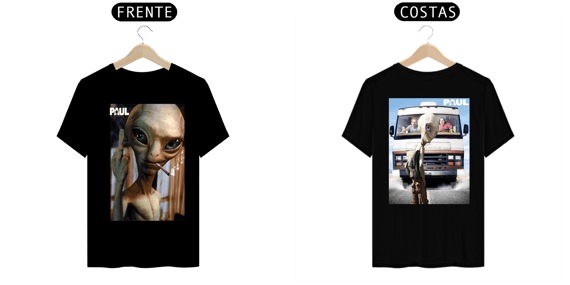 CAMISA MASCULINA PAUL O ALIEN IN FUGITIVO