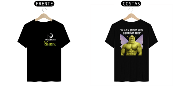 CAMISA MASCULINA SHREK ALFA
