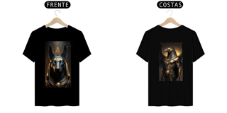 Nome do produto CAMISA MASCULINA DEUSES DO EGITO HÓROS E ANUBIS