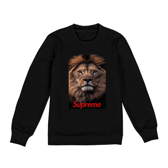 MOLETOM UNISSEX LEÃO SUPREME 
