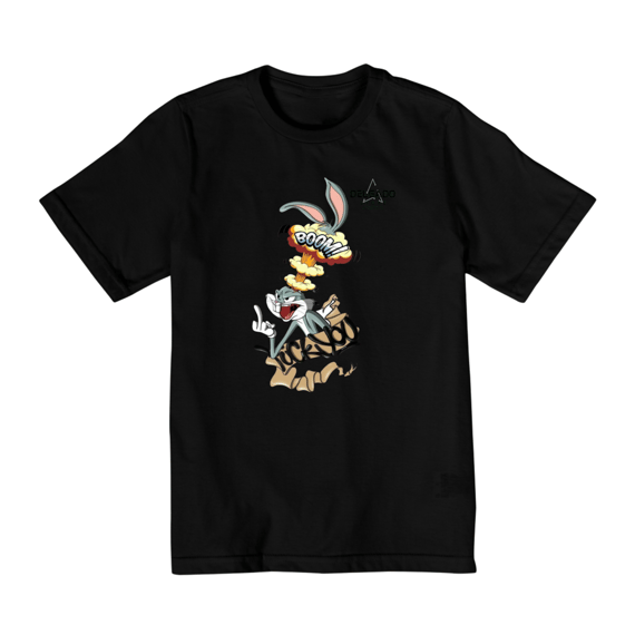CAMISA PERSONALIZADA PERNALONGA E DELGADO STORE (10 A 14)