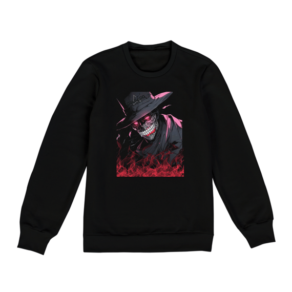 MOLETOM UNISSEX CAVEIRA FANTASMA STORE 