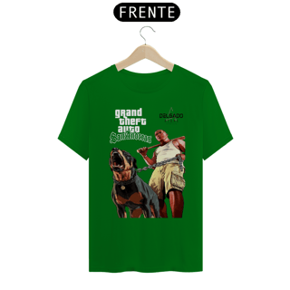 Nome do produto CAMISA PERSONALIZADA GTA SAN ANDREAS E DELGADO STORE 
