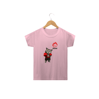 Nome do produto CAMISA INFANTIL GATO BOXING (10 a 14)