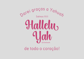 Poster DAREI GRAÇAS - Salmo 111