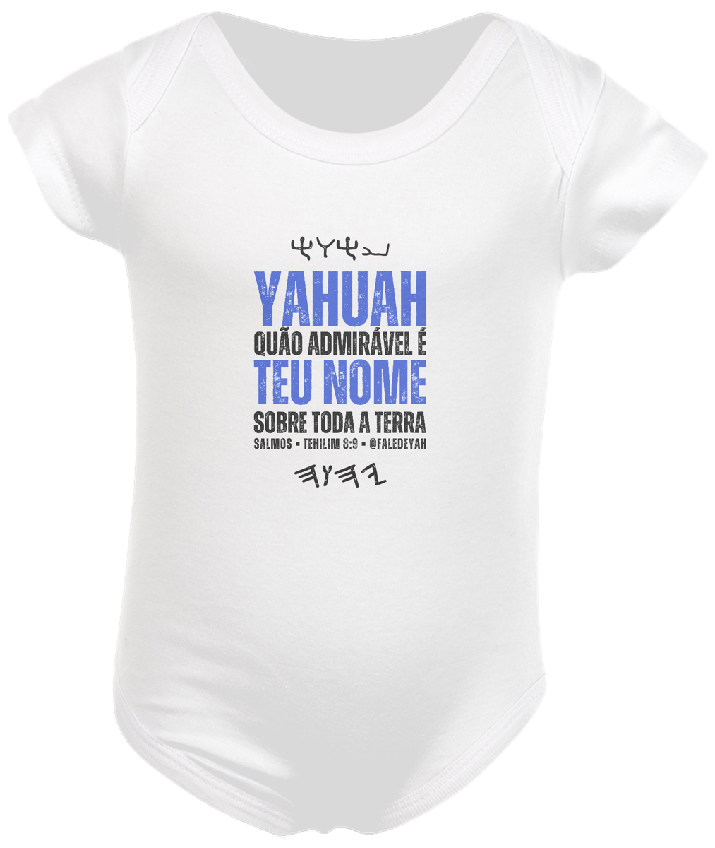 Nome do produto: TEU NOME - body bebê