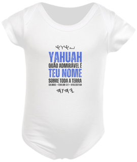 Nome do produto TEU NOME - body bebê