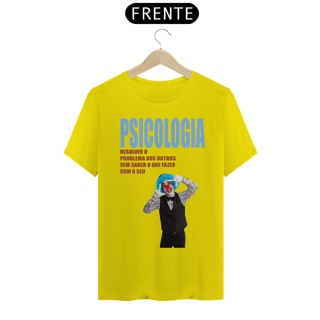 Nome do produto Camiseta [psicologia] {cores diversas} - frente - Palhaço