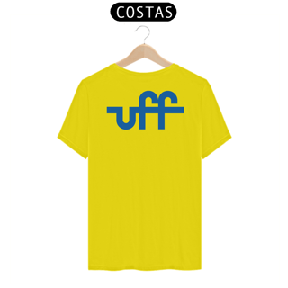 Nome do produto Camiseta [UFF] {cores diversas} - costas - logo colorida