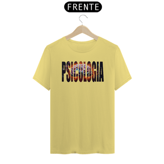 Nome do produto Camiseta [psicologia] {cores pasteis} - frente - cérebro