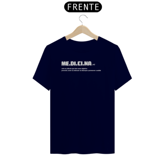 Nome do produto Camiseta [medicina] {cores diversas} - frente - Dicionário