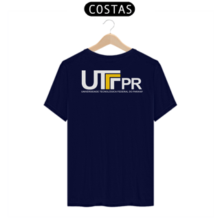 Nome do produto Camiseta [UTFPR] {cores diversas escuras} - costas