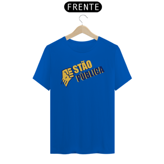 Nome do produto Camiseta [gestão pública] {cores diversas} - frente - defendendo