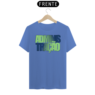 Nome do produto Camiseta [administração] {cores pastéis} - frente - degradê azul e verde