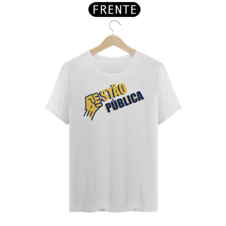 Nome do produto Camiseta [gestão pública] {cores diversas} - frente - defendendo