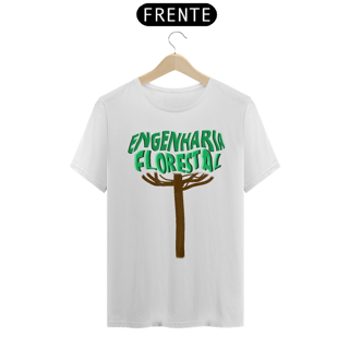 Nome do produto Camiseta [engenharia florestal] {cores diversas} - frente - Árvore