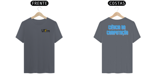 Nome do produto Camiseta [ciência da computação - UTFPR] {cores claras} - frente e verso - letras relevo azul costas
