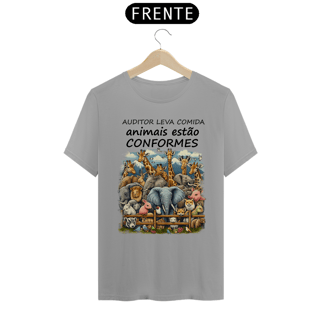 Nome do produto Camiseta [gestão da qualidade] {cores  diversas} - frente - animais conformes