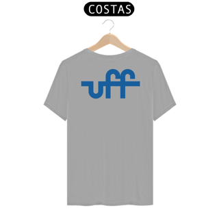 Nome do produto Camiseta [UFF] {cores diversas} - costas - logo colorida