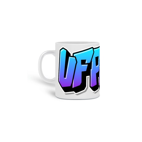 Caneca simples [UFPR] {branca} - grafite