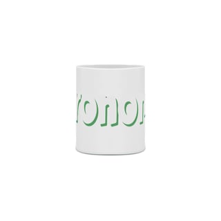 Nome do produto Caneca simples [agronomia] {branca} - letras em relevo