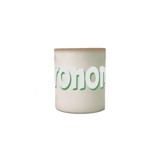 Nome do produto Caneca mágica [agronomia] {branca} - letras em relevo