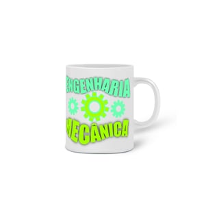 Nome do produto Caneca simples [engenharia mecânica] {branca} - engrenagens