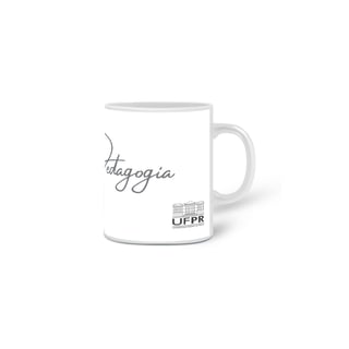 Nome do produto Caneca simples [pedagogia] {branca} - lâmpada
