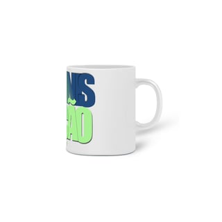 Nome do produto Caneca simples [administração] {branca} - degradê azul e verde