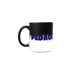 Nome do produto Caneca mágica [pedagogia] {branca} - coruja