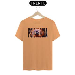 Nome do produto Camiseta [psicologia] {cores pasteis} - frente - cérebro
