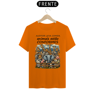Nome do produto Camiseta [gestão da qualidade] {cores  diversas} - frente - animais conformes