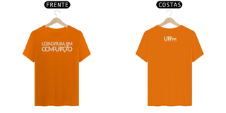 Nome do produto Camiseta [licenciatura em computação - UTFPR] {cores variáveis} - frente e verso - letras sobrepostas