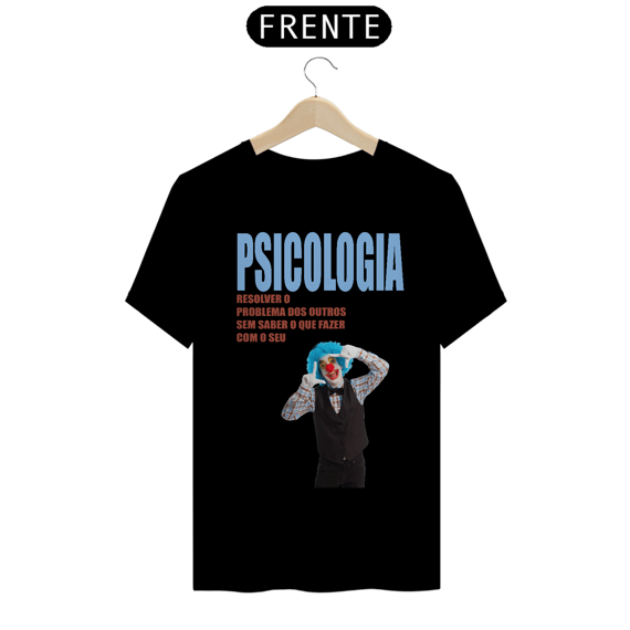 Camiseta [psicologia] {cores diversas} - frente - Palhaço
