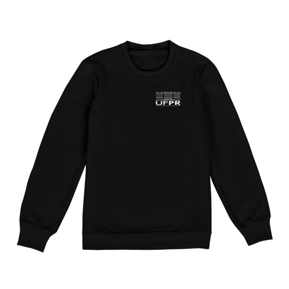 Moletom sem gorro [UFPR] {cinza - preto} - frente