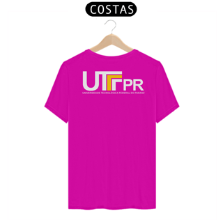 Nome do produto Camiseta [UTFPR] {cores diversas escuras} - costas