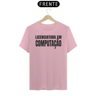 Nome do produto Camiseta [licenciatura em computação - UTFPR] {cores claras} - frente e verso - letras simples
