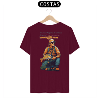 Nome do produto Camiseta [gestão da qualidade] {cores diversas} - costas - diagrama de ishikawa