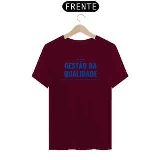 Nome do produto Camiseta [gestão da qualidade] {cores diversas} - frente - eu faço gestão da qualidade