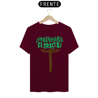 Nome do produto Camiseta [engenharia florestal] {cores diversas} - frente - Árvore