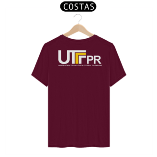 Nome do produto Camiseta [UTFPR] {cores diversas escuras} - costas