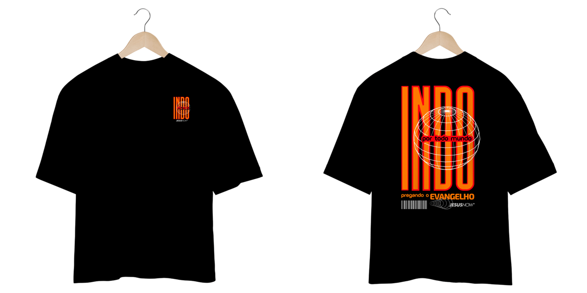 Nome do produto: Camiseta INDO Oversized