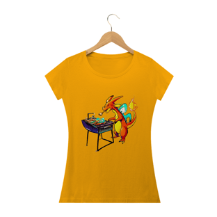 Nome do produtoBABY LONG CLASSIC - CHARIZARD FAZENDO CHURRASCO